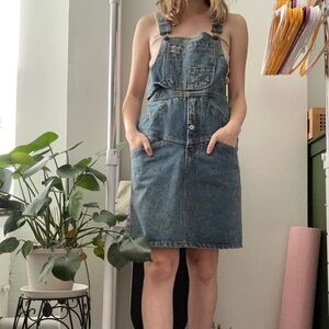 Women's Denim Overall Dress